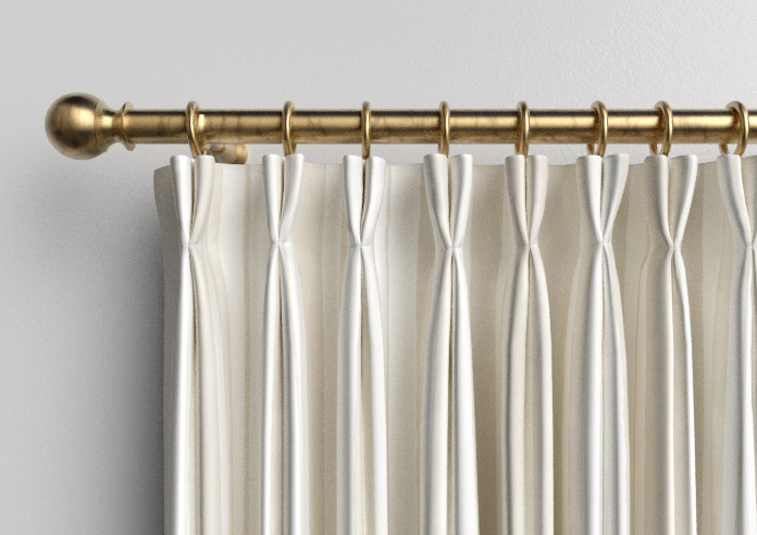 Shabby Chic by Rachel Ashwell Watercolour Stripe, Natural - Made to Measure Curtains - Image 10